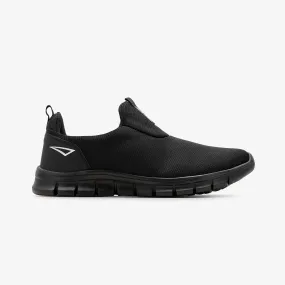 Dual Layer Foam Weekend Walk Men??s Black Slip-On Sneakers
