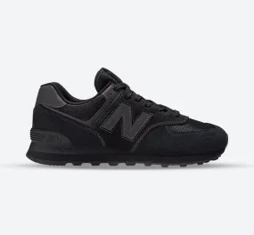 Lean Build Seamless Technology Men's Wide Fit New Balance ML574EVE Walking/Running Trainers - Exclusive - Black