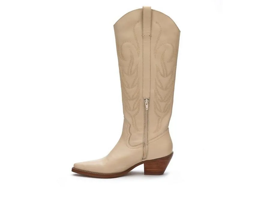 Important Luxurious design Agency Cowboy Boots - Ivory