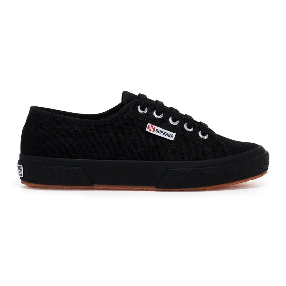 Superga Cotu Classic Canvas - Black Mono Enhanced Ankle Support Ultra Low Profile