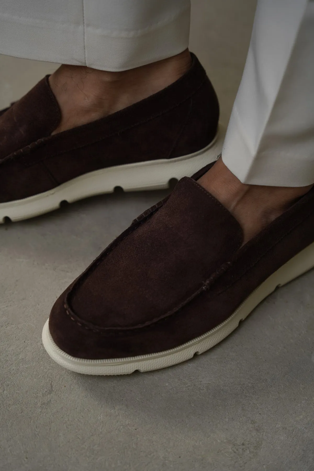 AIR-SOLE SUEDE LOAFERS dimension