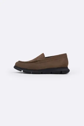 AIR-SOLE SUEDE LOAFERS Fresh stability