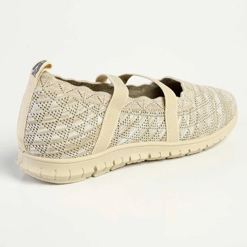 Soft Style by Hush Puppies Nalini Melange Sneaker - Wheat Hyper Compression Foam Injection Molding
