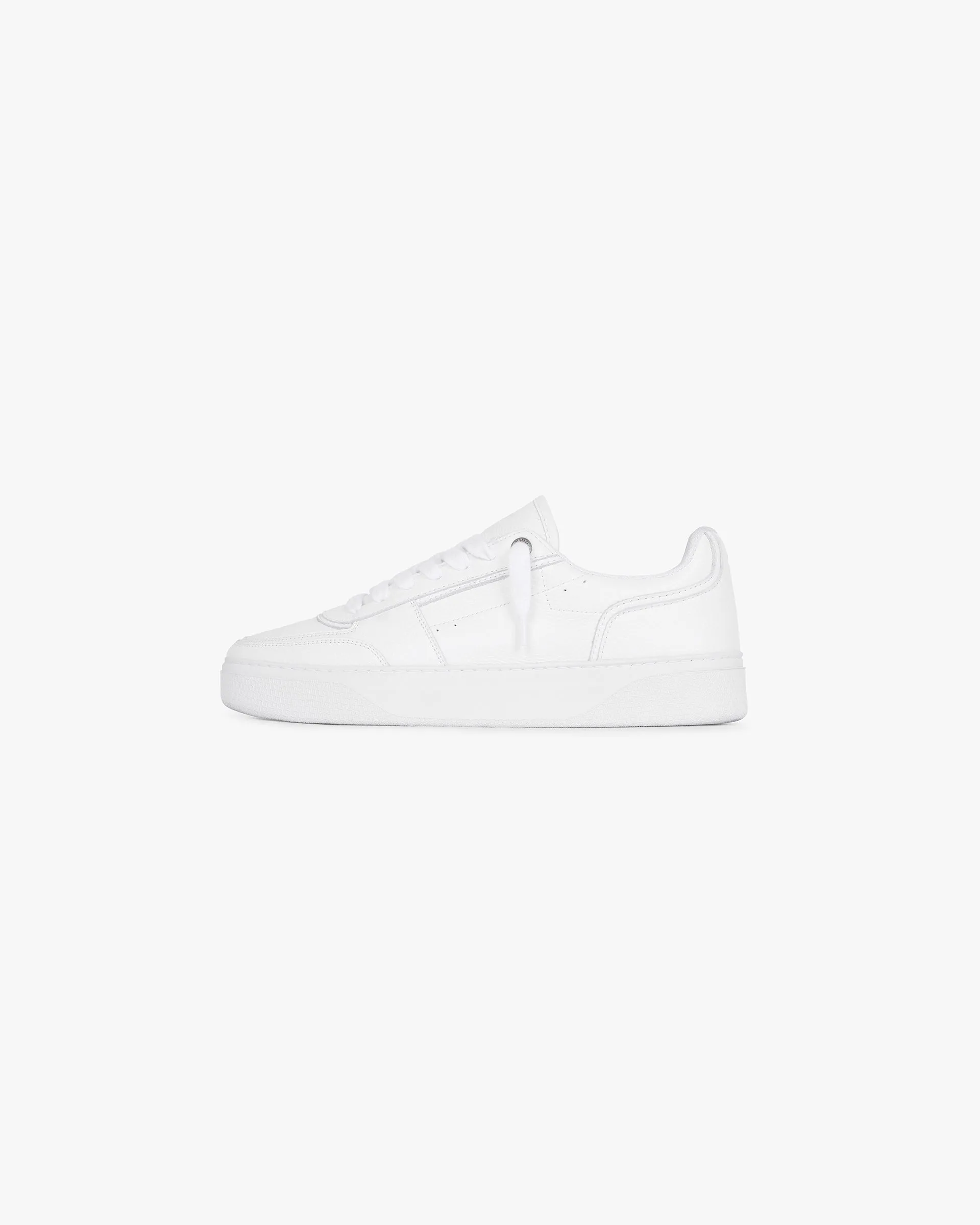Initial Sneaker - Leather - Flat White Refined performance Non Restrictive Design
