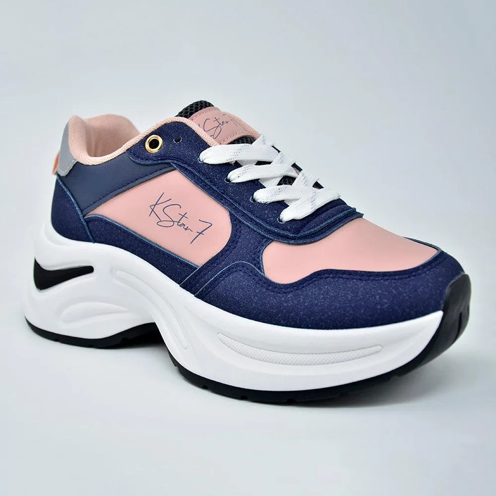 Outdoor Active K-STAR 7 Ember Sneaker - Navy/Pink
