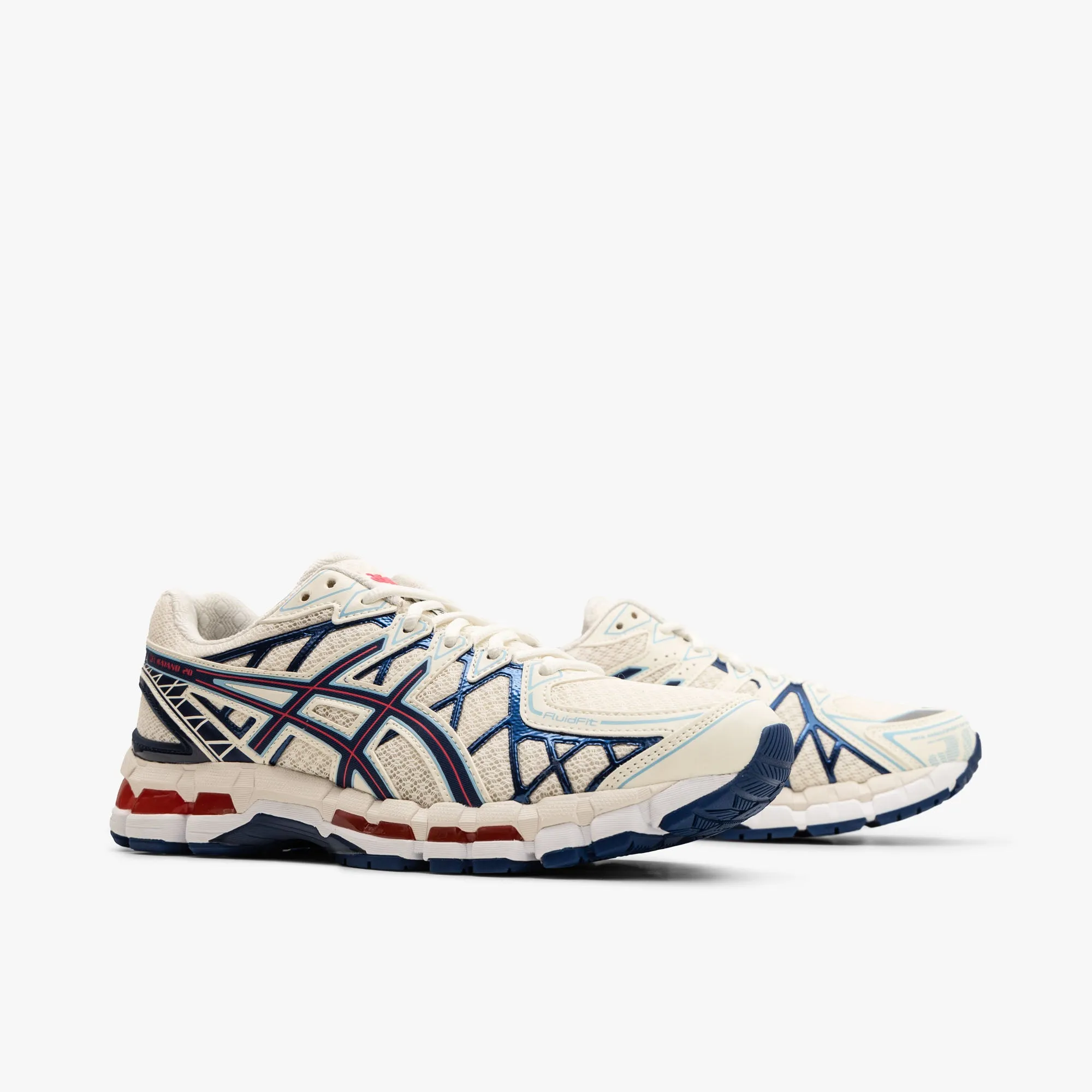 ASICS GEL-Kayano 20 Cream / Deep Marine Slip On Style
