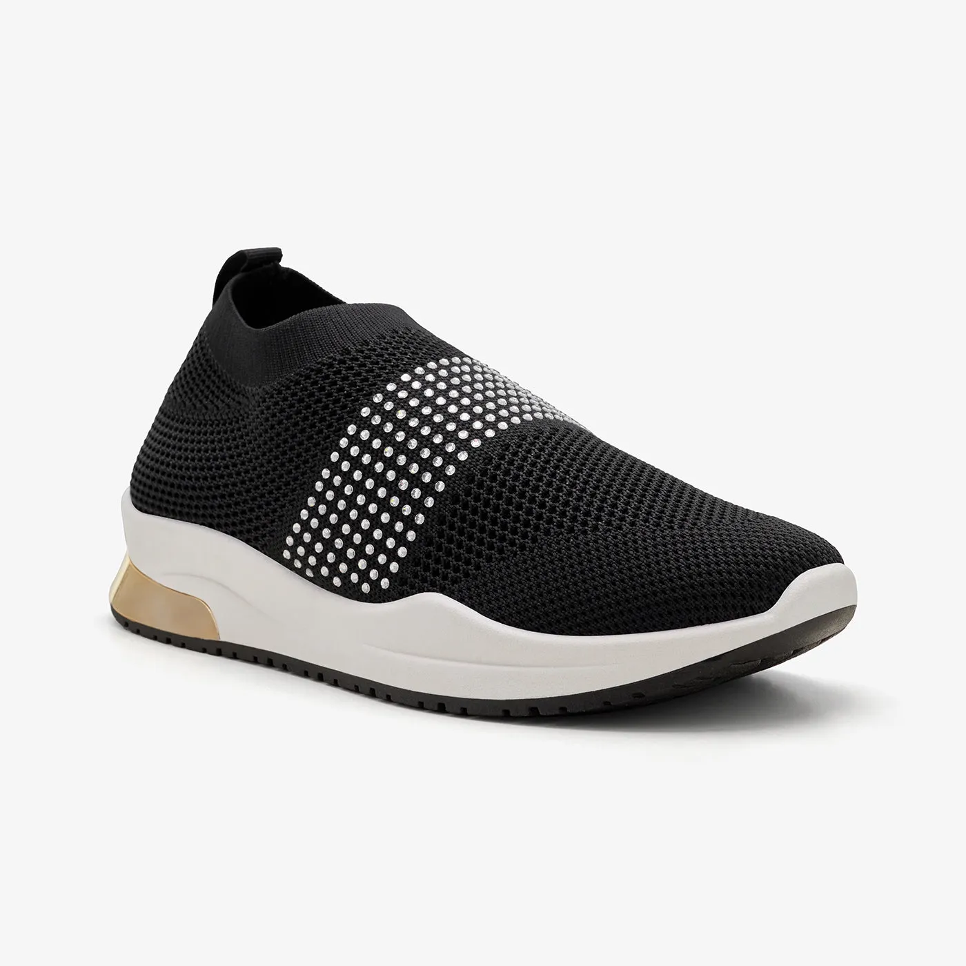 Women's Slip-On Sneakers Adjustable Lace Lock