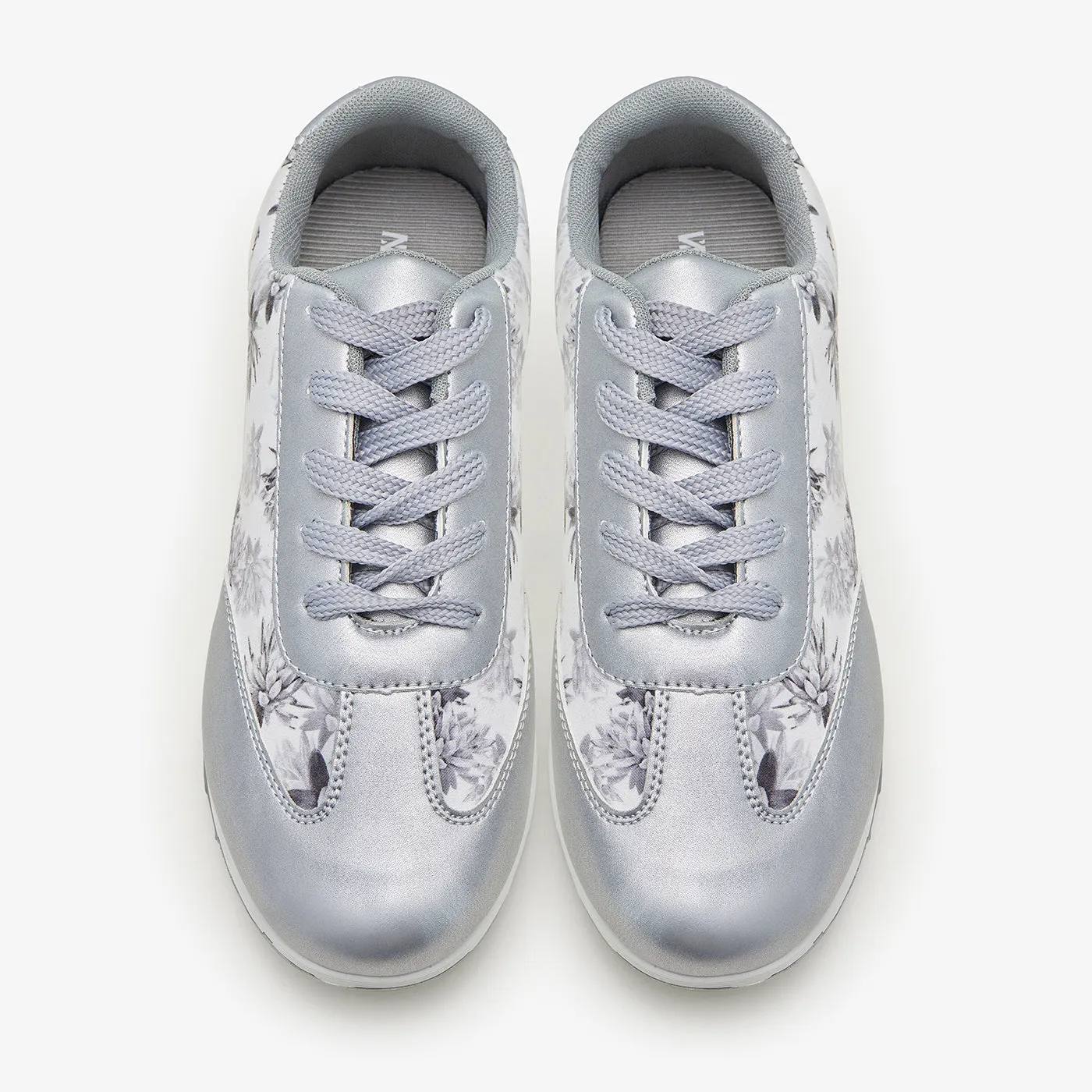 Eco Friendly Dyeing ModernDesign Women??s Metallic Effect Sneakers