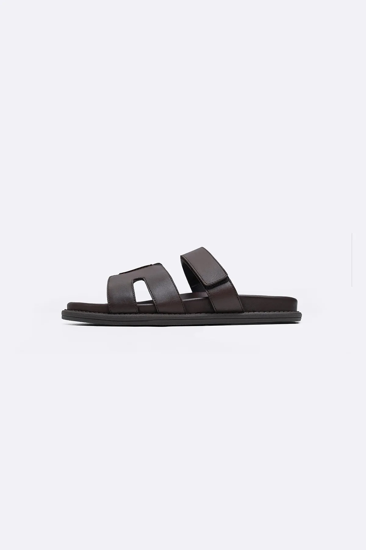 perforated design formal user CLASSIC LEATHER SLIDES