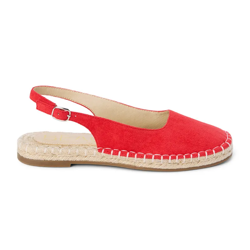 Slip On Style Juliette Espadrilles - Red
