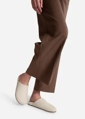 Agatha Woven Slip On Mule - Cream honest traveler - style