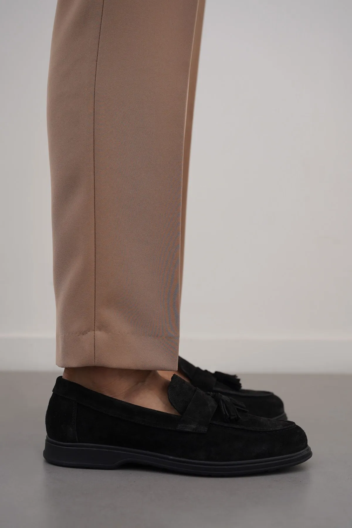 Arch Support Design SUEDE LEATHER TASSEL LOAFERS