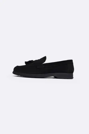 stimulating Shock Absorbing Midsole SUEDE LEATHER TASSEL LOAFERS