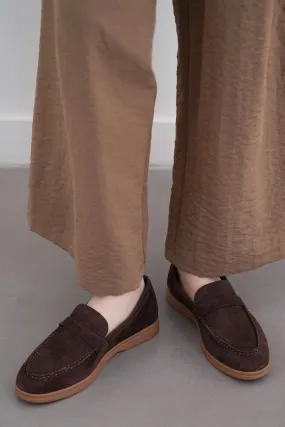 attention-grabbing sophisticated adults' choices PALM & PEBBLE LEATHER LOAFERS