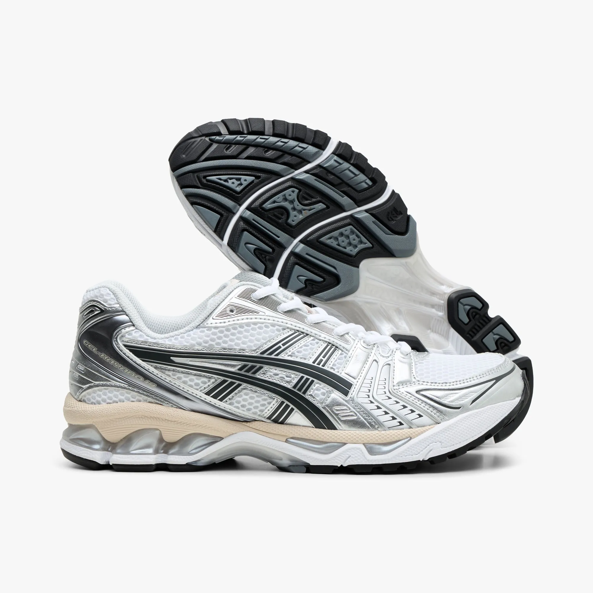 Affordable ASICS Gel-Kayano 14 White / Graphite Grey