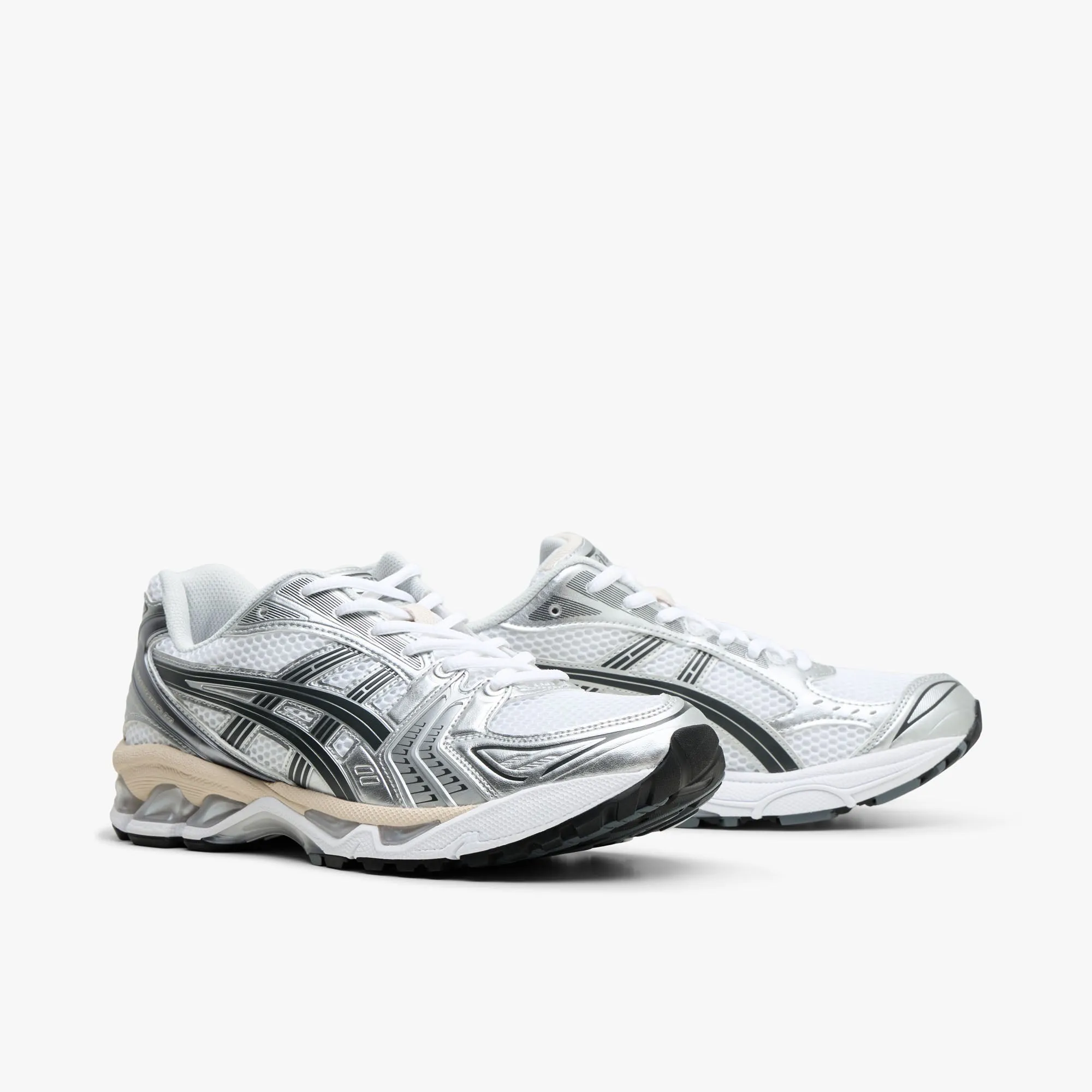 ASICS Gel-Kayano 14 White / Graphite Grey Ventilation Mesh Smooth Lines