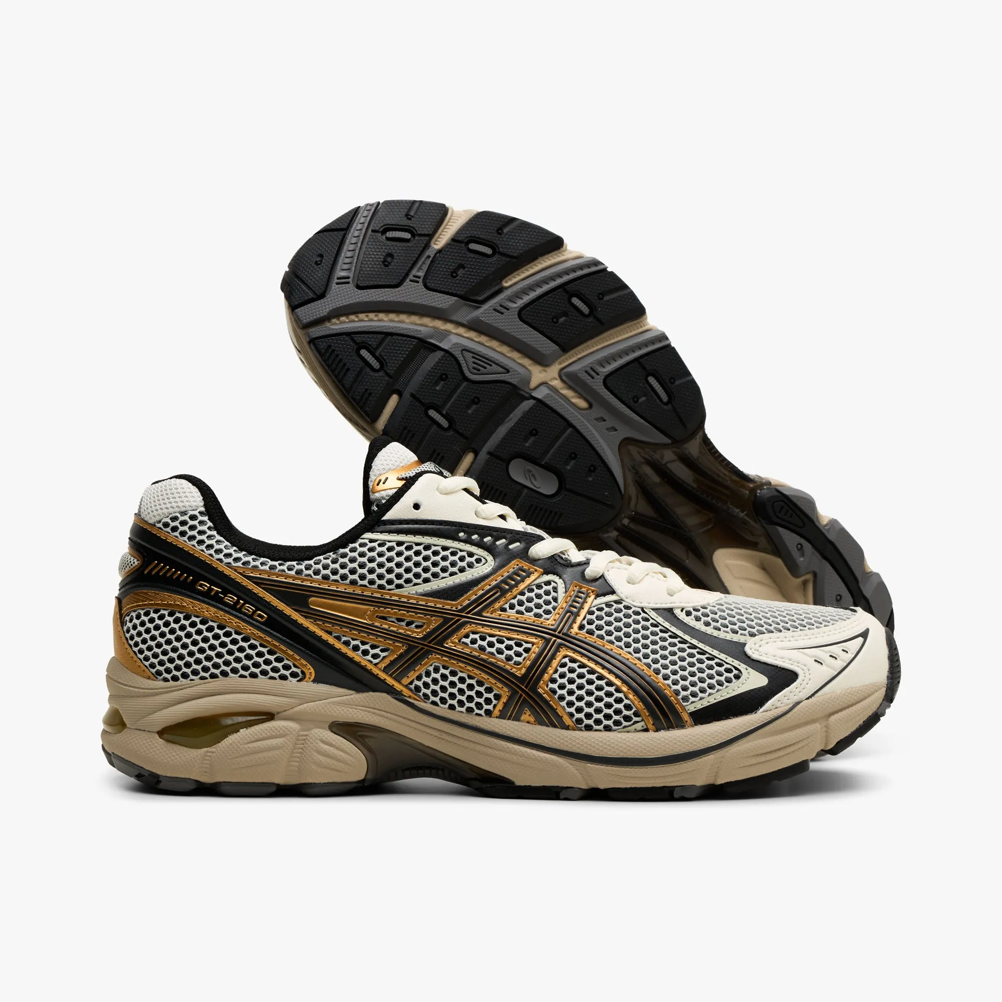 ASICS GT-2160 Cream / Pure Gold SlipResistant Fast Routine