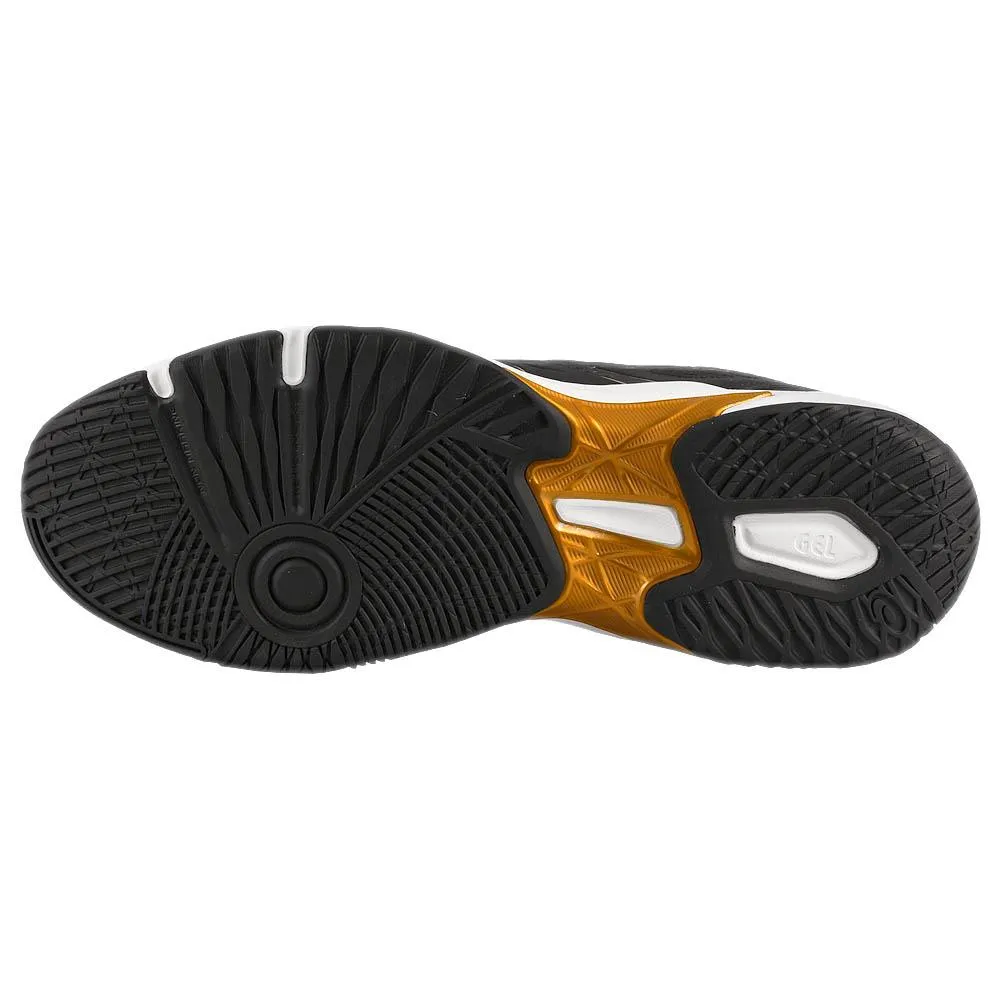 Comfort System Asics Men's Gel-Rocket 11 - 2E Width - Black/Pure Gold