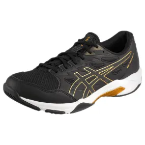 Tread Grip Asics Men's Gel-Rocket 11 - 2E Width - Black/Pure Gold