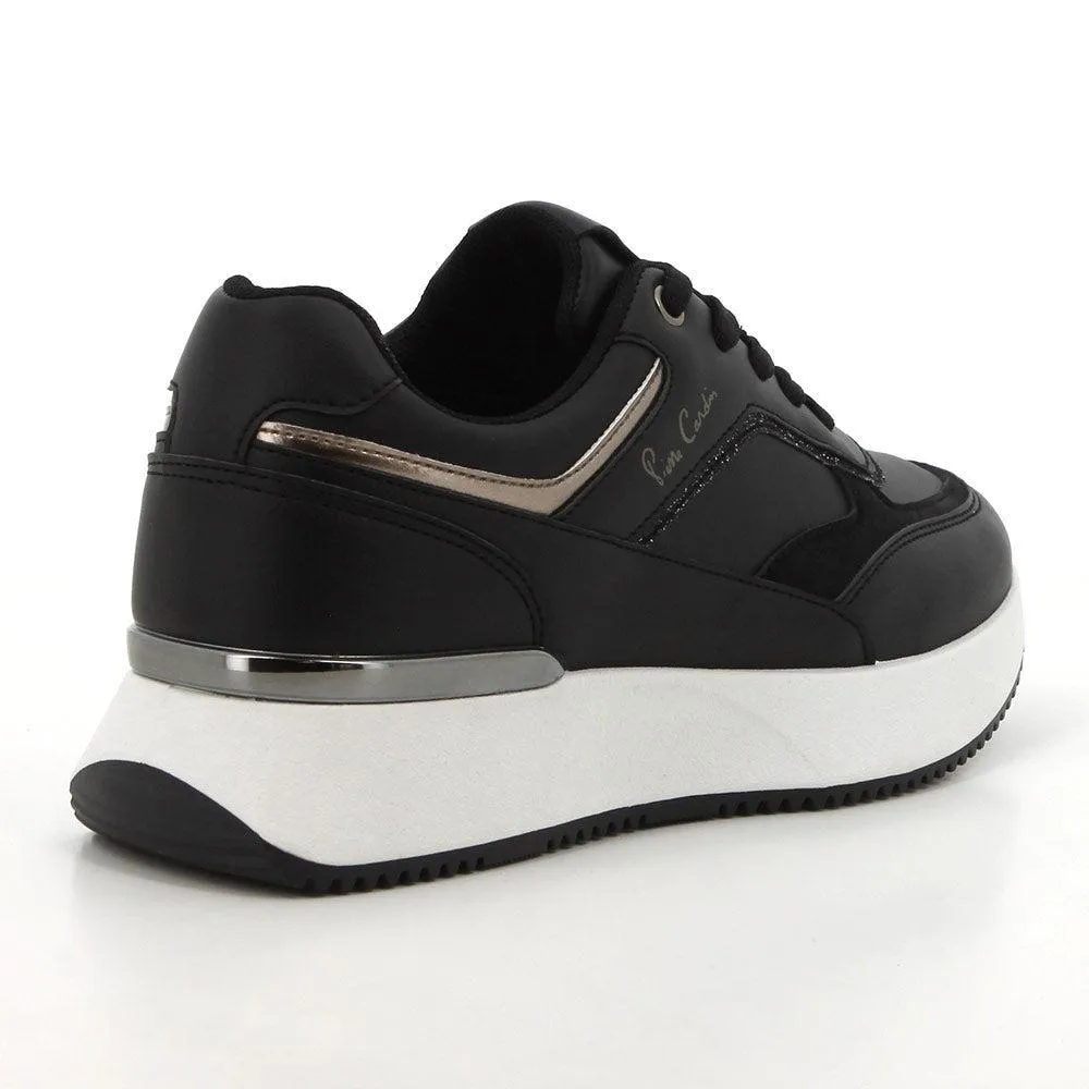 Pierre Cardin Angelique 2 Sneaker - Black Pewter Air   Circulating