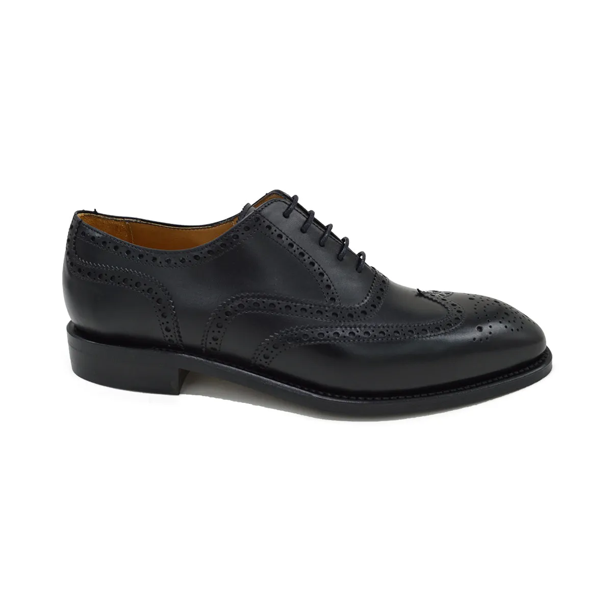Updated Oxfords Tailored Silhouette Event Look Berwick 1707 Oxford Brogue (5215) Black