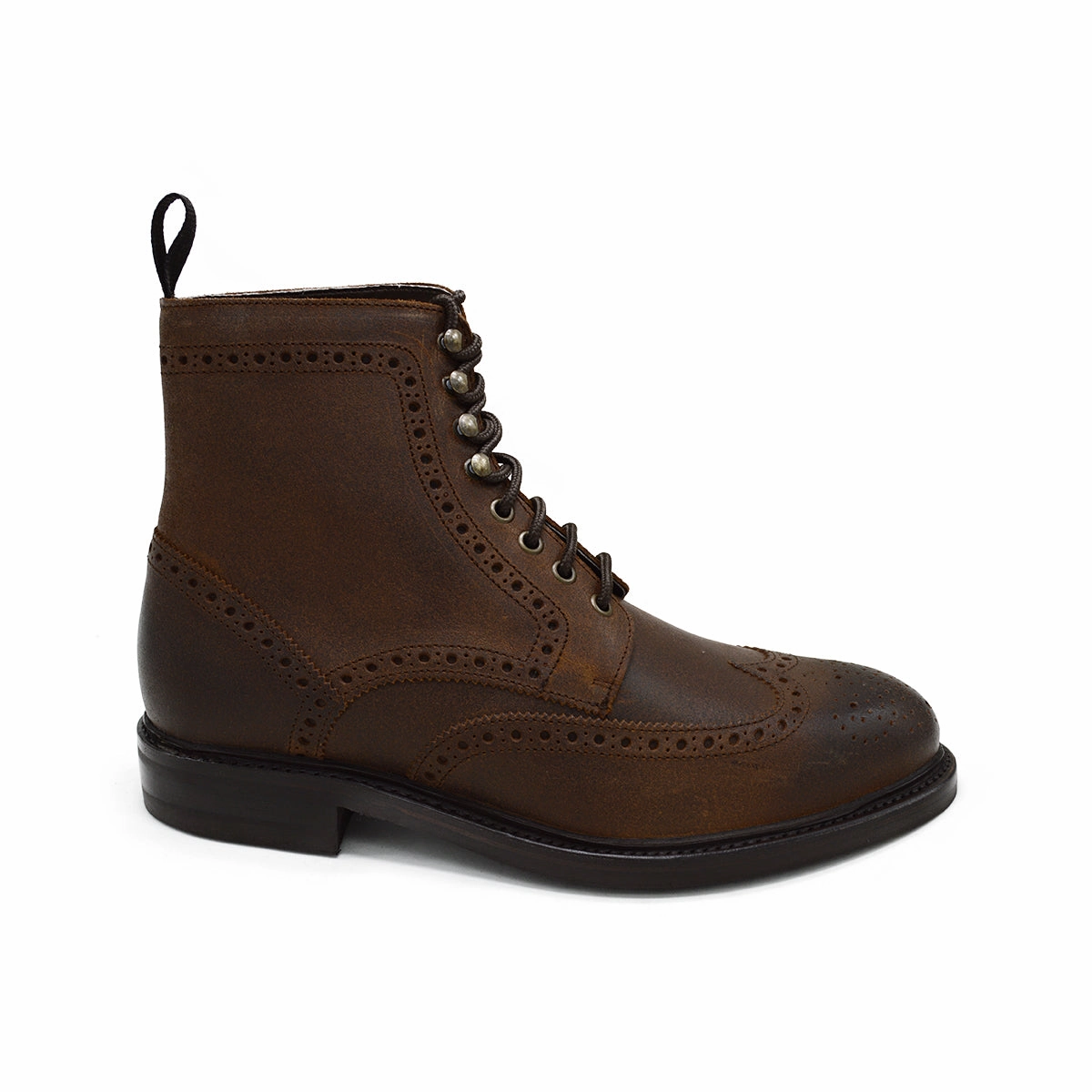 Storm Mode Berwick 1707 Brogue Boot (322) - Waxy Commander