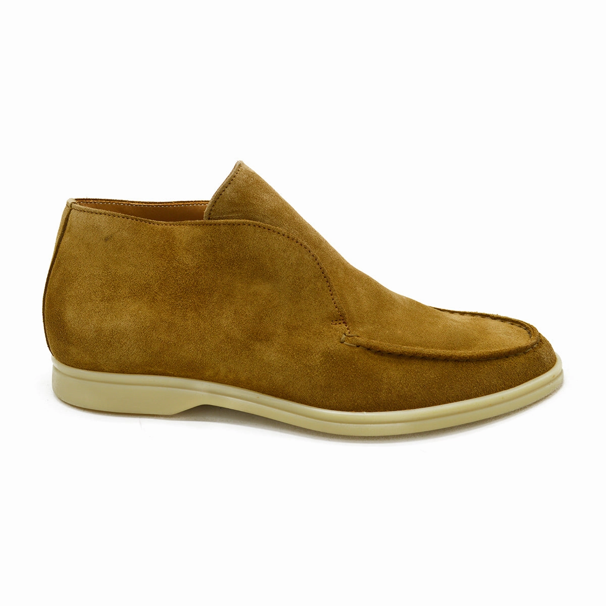 Berwick 1707 Flex Walk Ankle Boot(5389) -Kudu Reverse Suede In Peanut Footbed Grippy Outsole Weather Resistant User