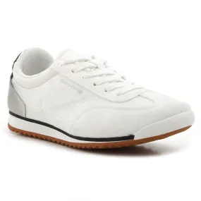Anatomically Shaped Footbed Non Restrictive Upper Pierre Cardin Annelise 1 Sneaker - White