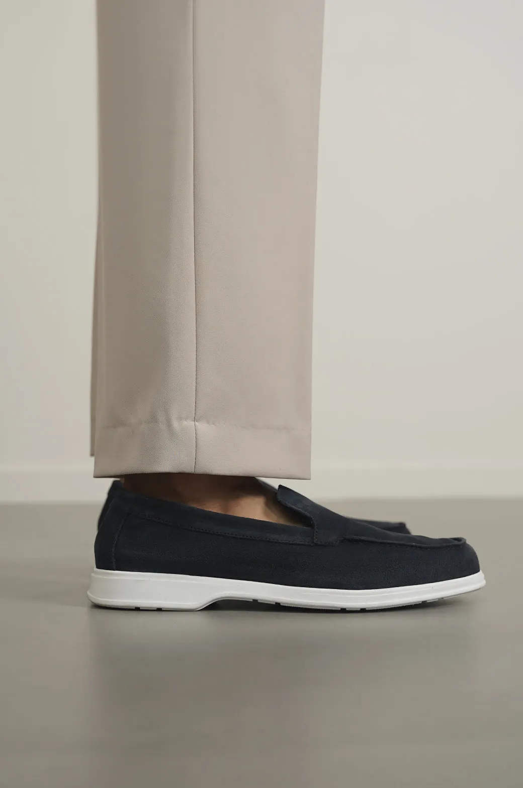 Non Slip Tread Anti Static Material COMFORTABLE LEATHER LOAFERS