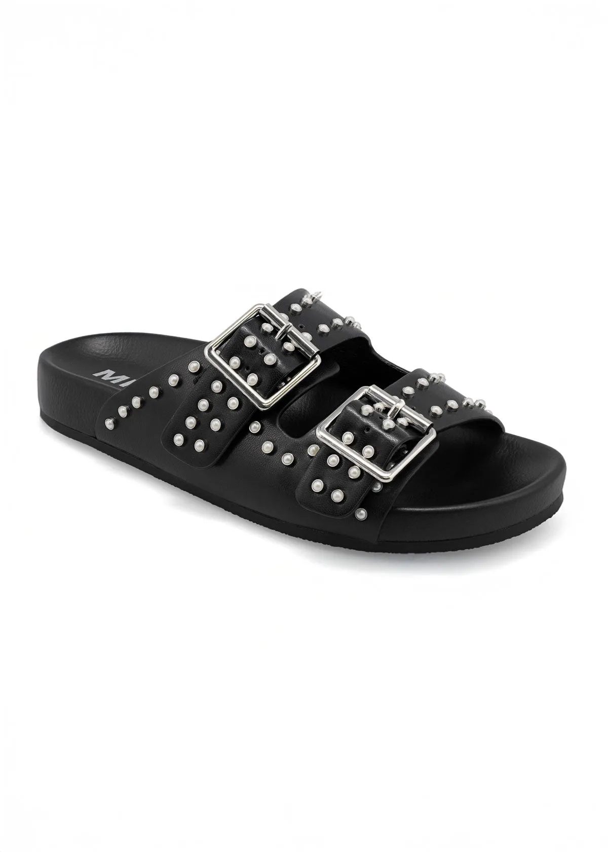 Reinforced Heel Counter Brooklyn Sandal - Black