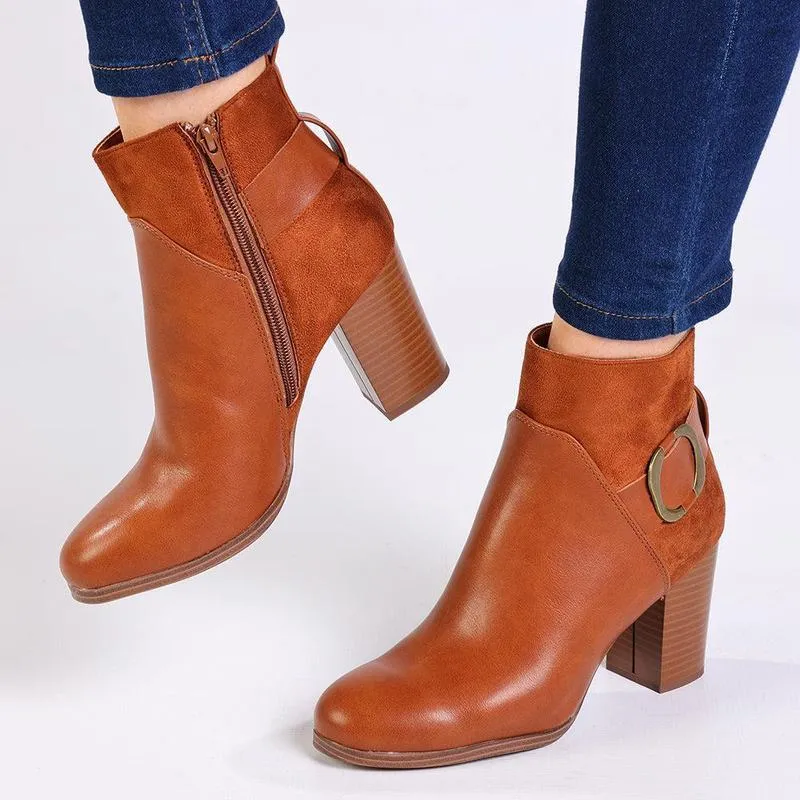 Outdoor Daily Madison Joey Ankle Boot - Tan