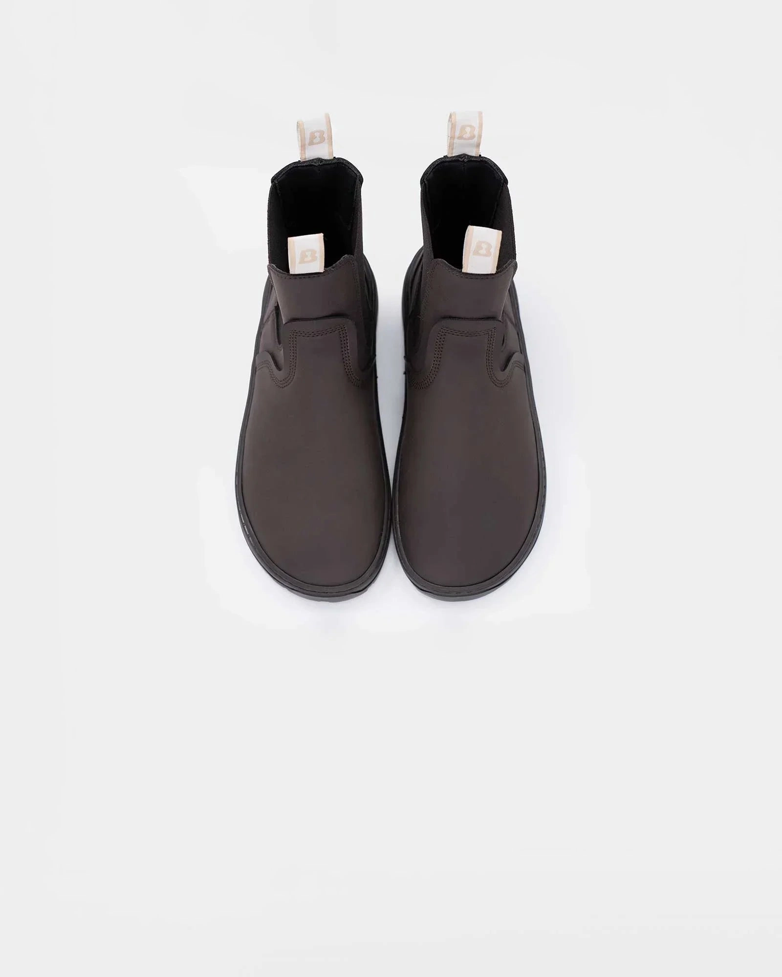 Brown Chelsea Barefoot Boots - Senses Versatile Outfit