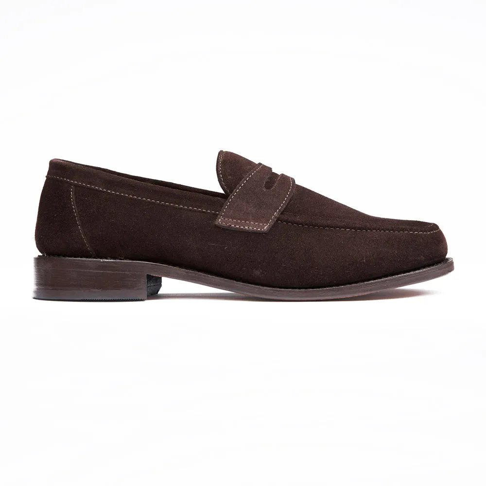 Penny Loafer - Brown Suede Calm Expression