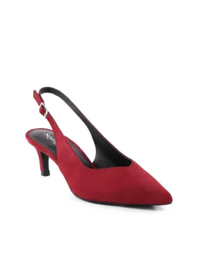 Candlelight Heel - Burgundy ventilation channels
