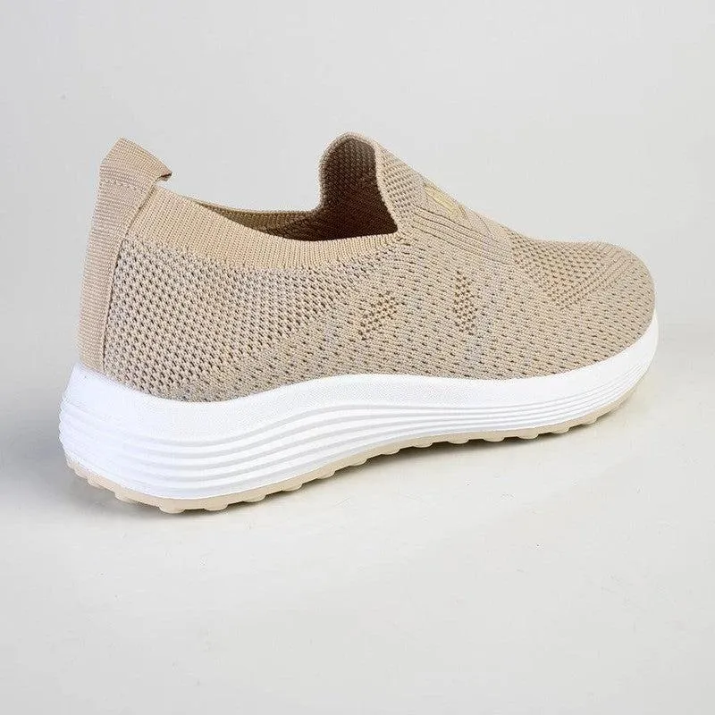 Soft Style By Hush Puppies Holden Melange Sneaker - Natural Breathable surface