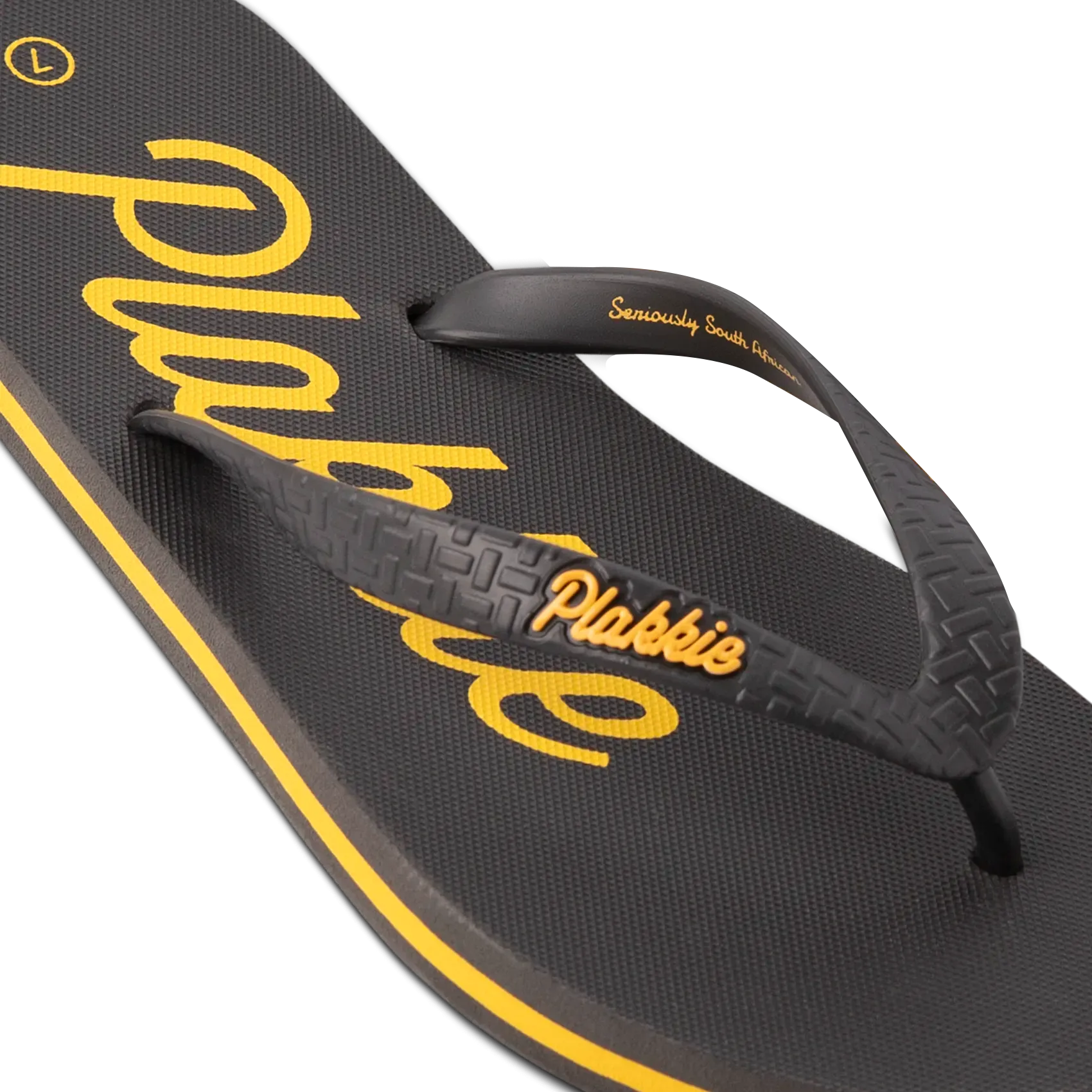 High Traction Morning Walk Waterproof Active Nomad Plakkie Ushaka (Charcoal and Yellow)