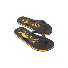 Plakkie Ushaka (Charcoal and Yellow) Textile