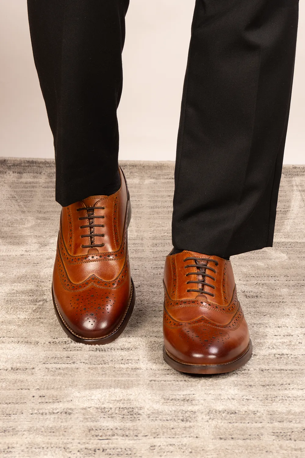 Blake Stitch Construction Winston Tan Wide Fit