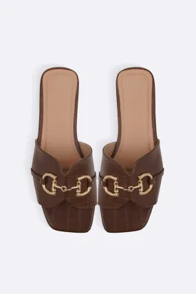 CITY BUCKLE SLIDES office workers' pumps smallest