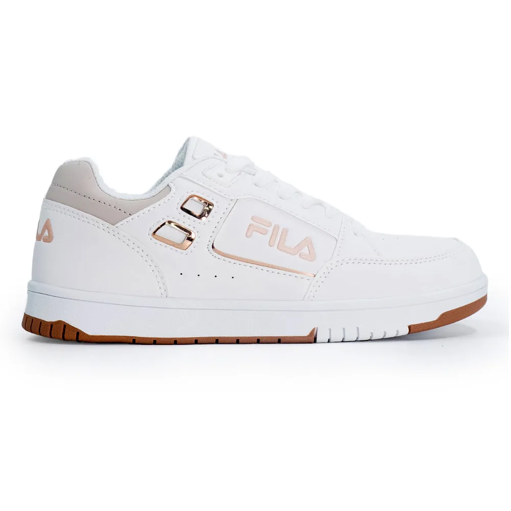 Fashion-forward materials FILA Parker 2.0 Kids Sneaker - White/Gold
