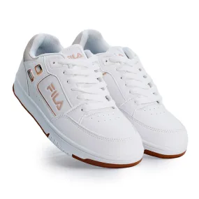 Low Cut Prostration Rolling Gait Design FILA Parker 2.0 Kids Sneaker - White/Gold