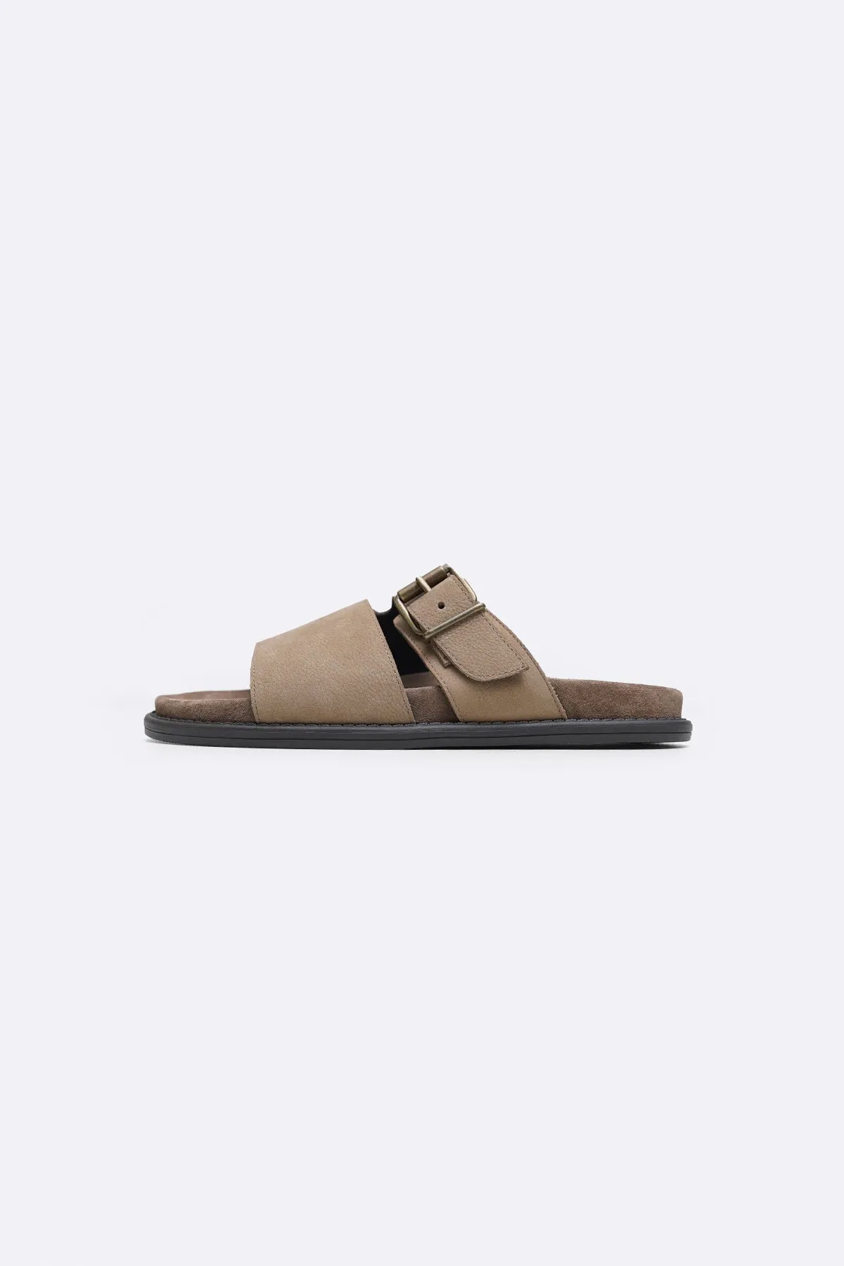 Slip-resistant fit Pressure Dispersing Design CLASSIC LEATHER SLIDES