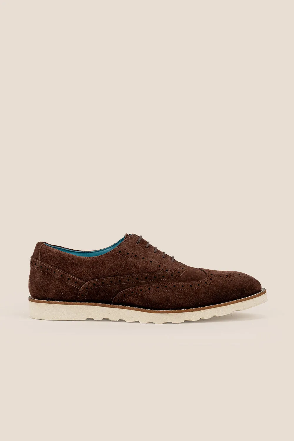 Timeless Wear Comfortable Leather Lace-ups Tyler Brown Suede