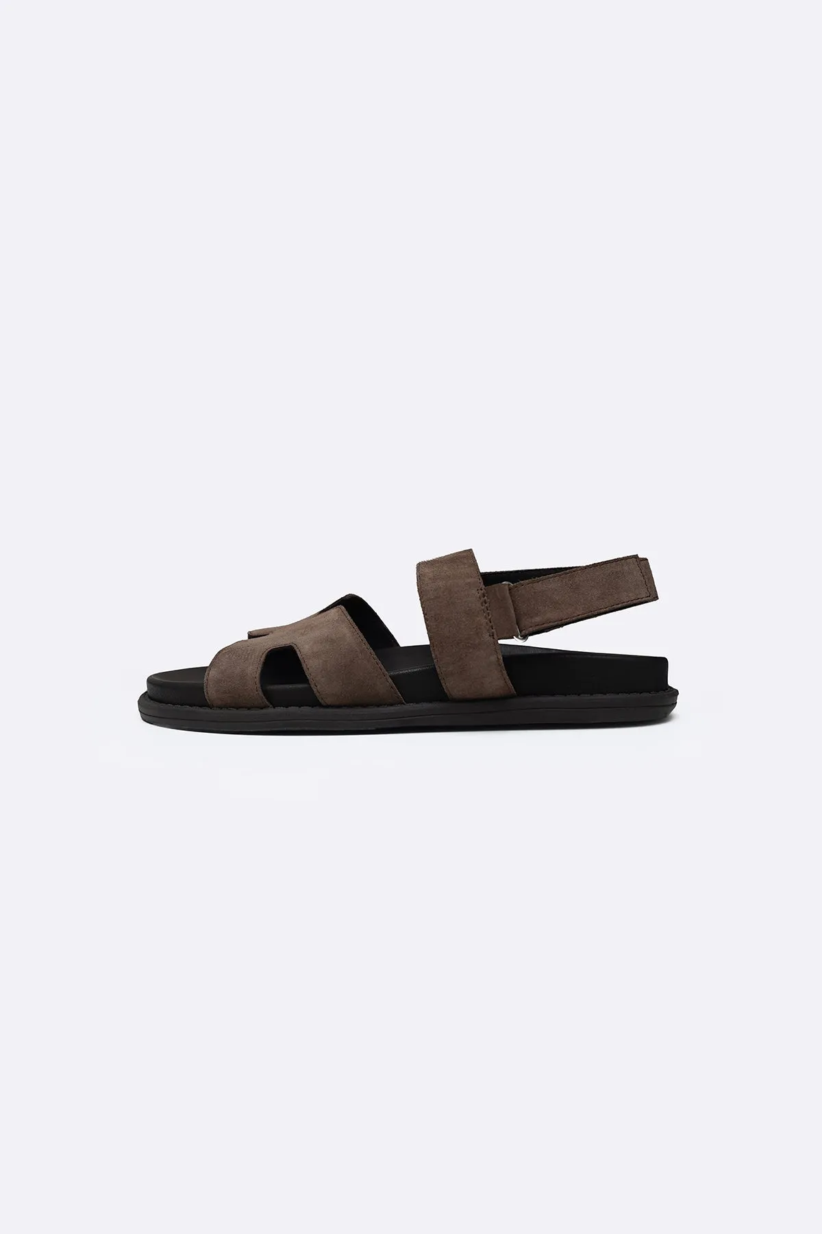 Brown CLASSIC SUEDE LEATHER SANDALS
