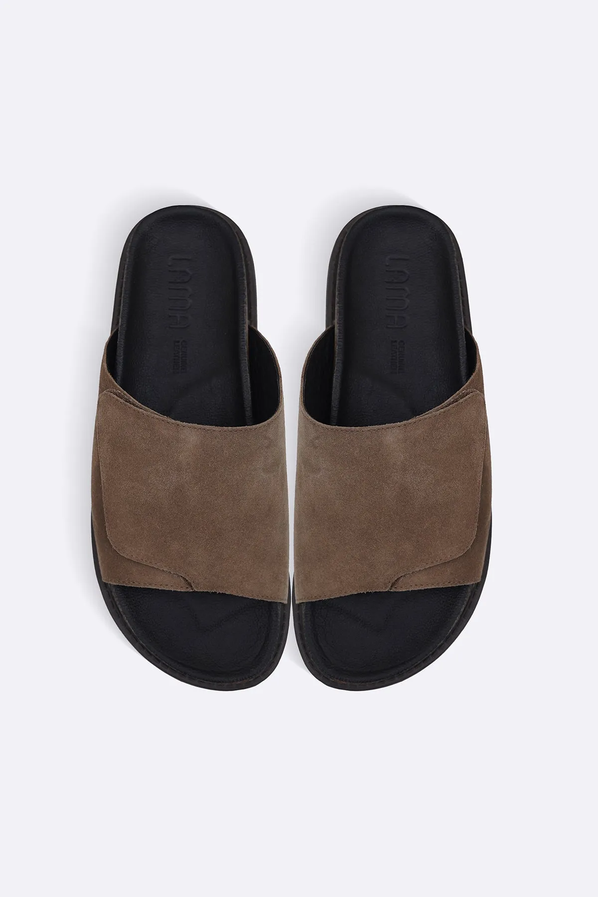 MONO SUEDE SLIDES men - style Thermoregulating Layer