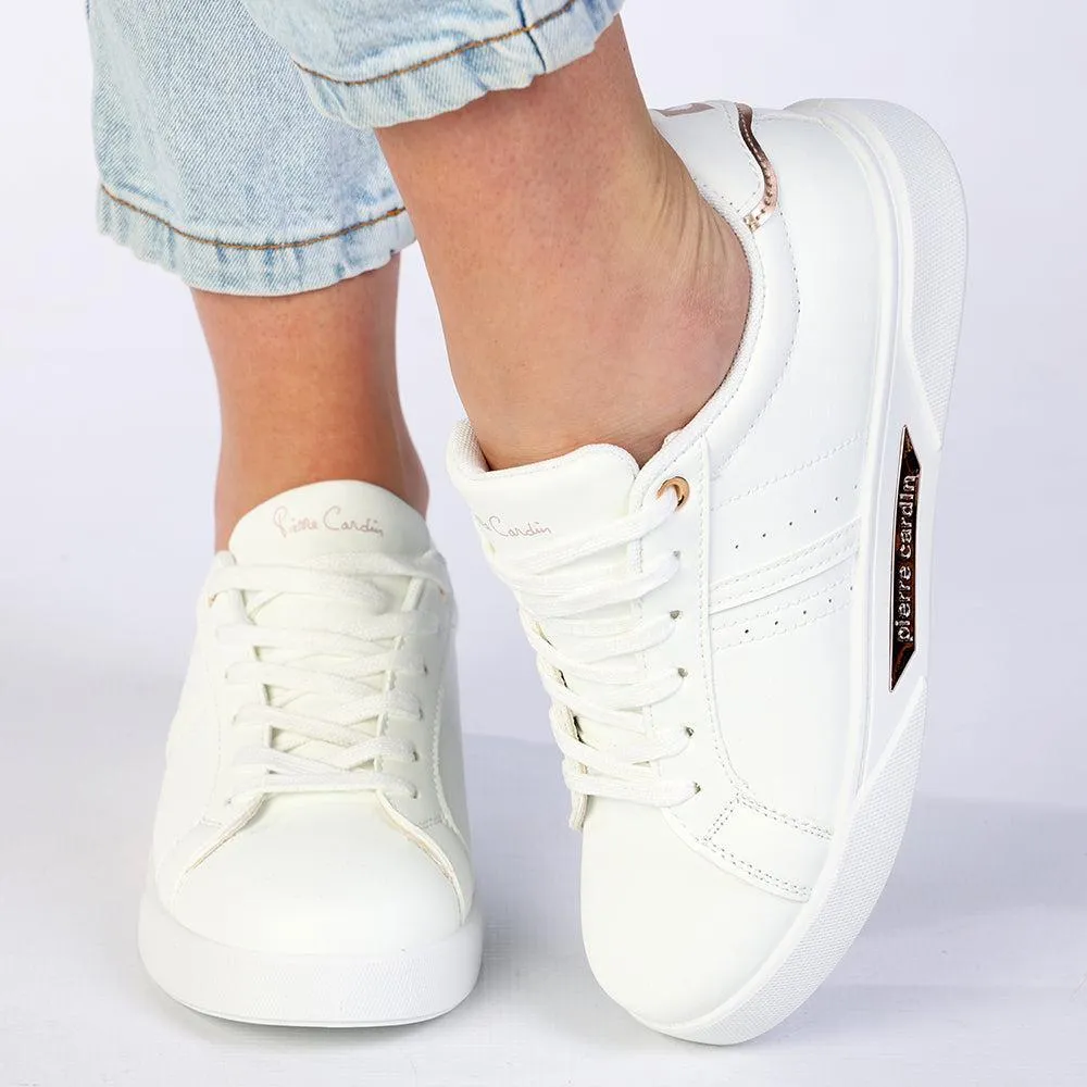 Pierre Cardin Pierce 1 Sneaker - White Classic Activity