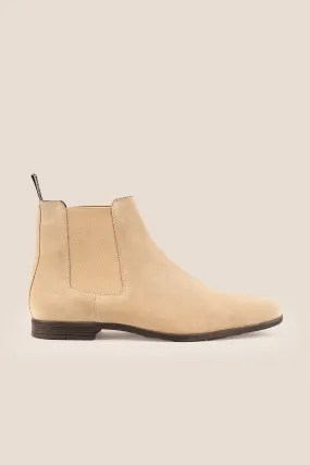 Slip   On Style Comfort Buckles Darwin Sand Suede