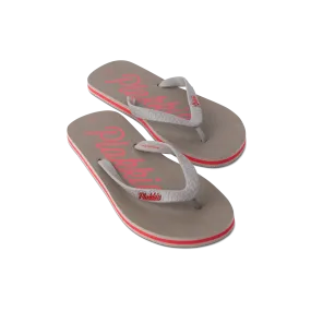 Plakkie Clifton (Grey and Red) PU Stable Fit