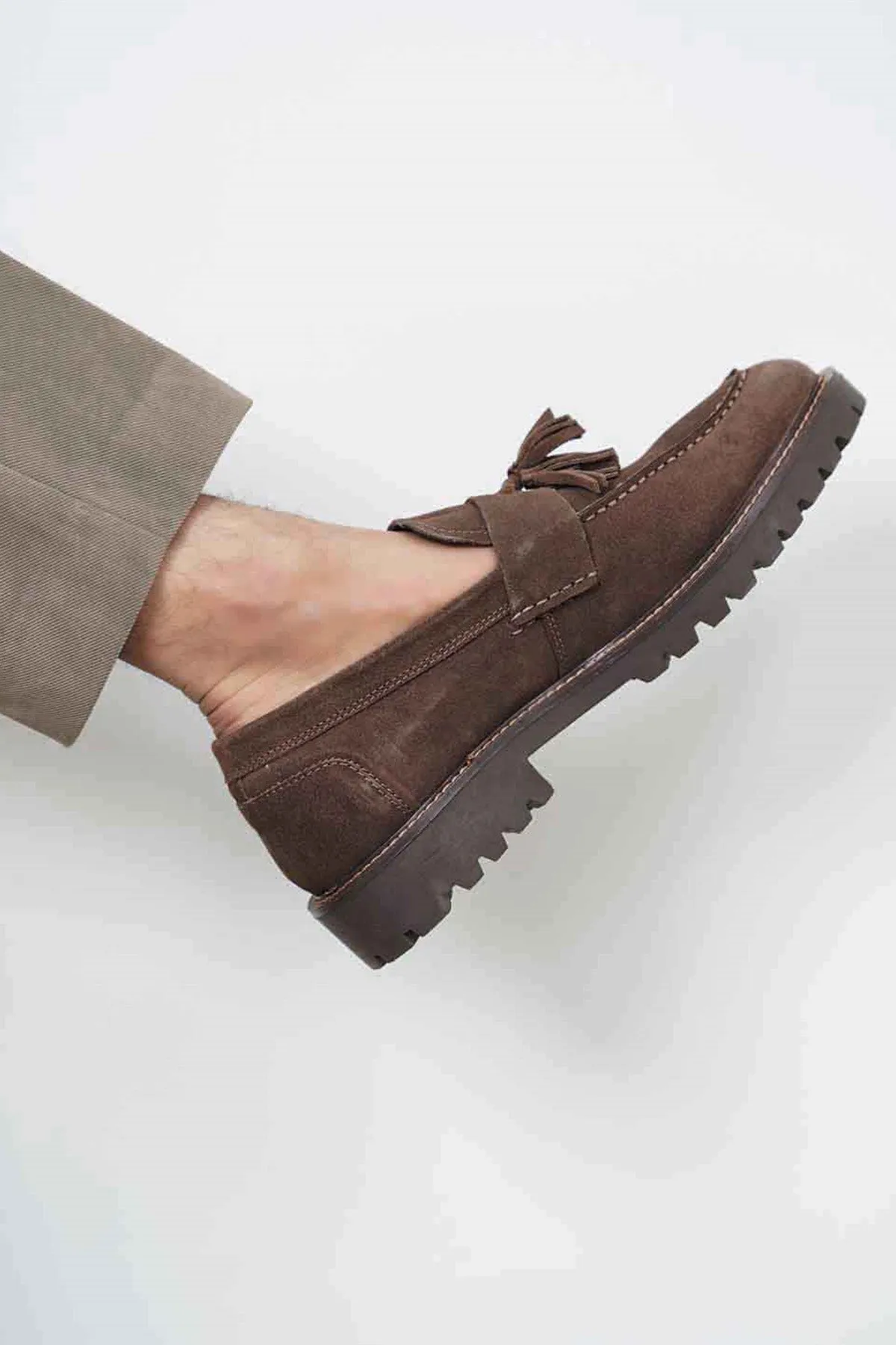 SUEDE TASSEL LOAFERS High-performance toddlers'