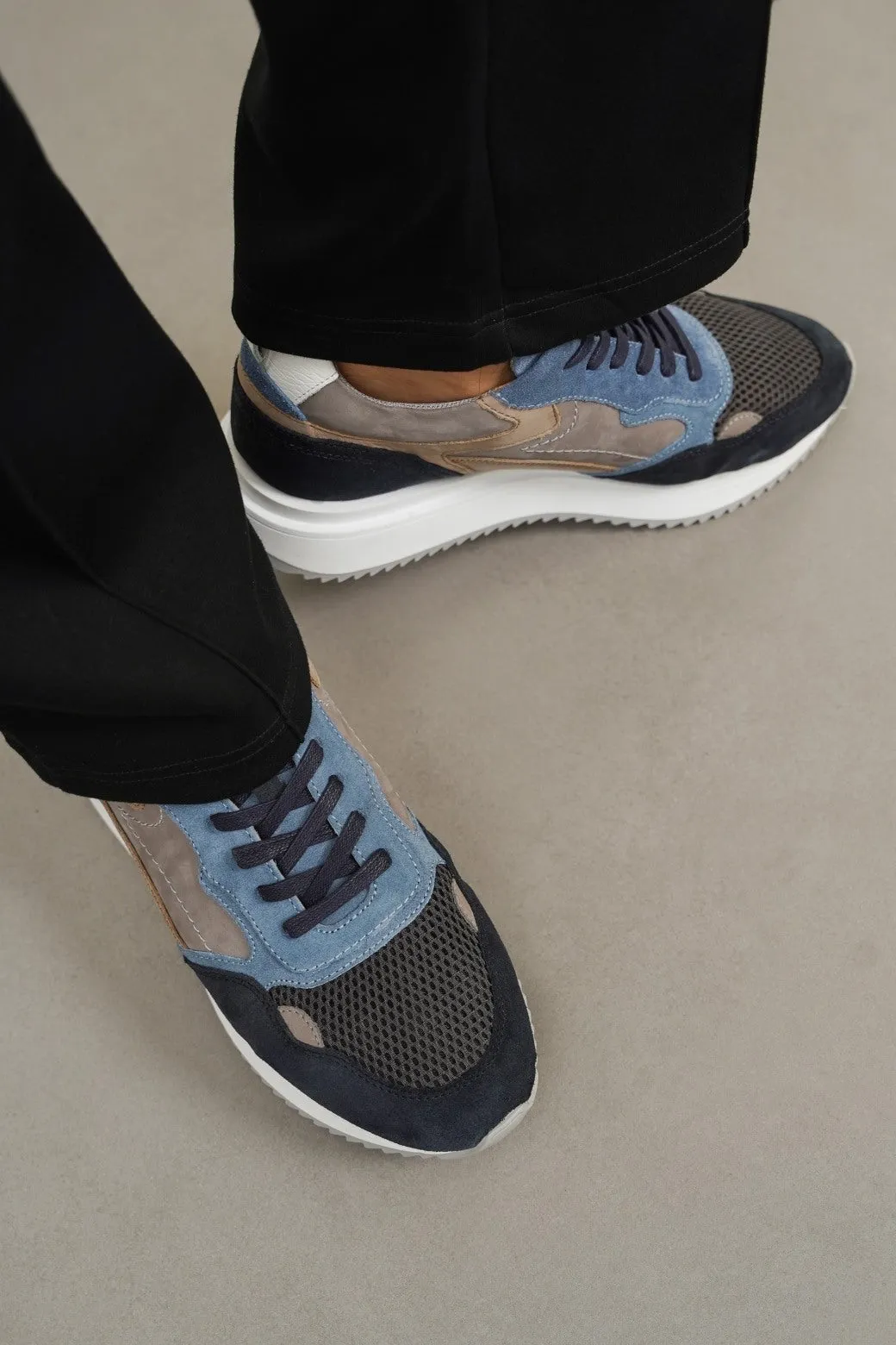 CONTRAST LEATHER JOGGERS All-Purpose Style